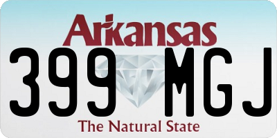 AR license plate 399MGJ