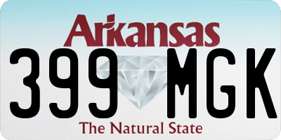 AR license plate 399MGK