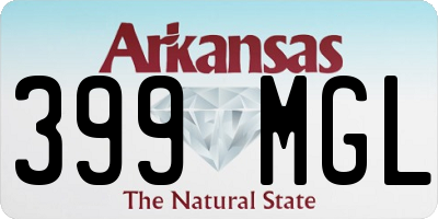 AR license plate 399MGL