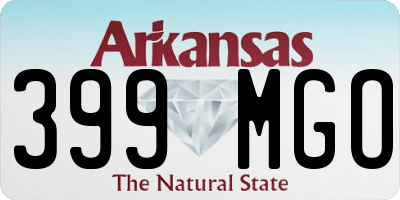 AR license plate 399MGO