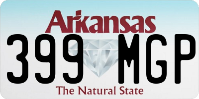 AR license plate 399MGP
