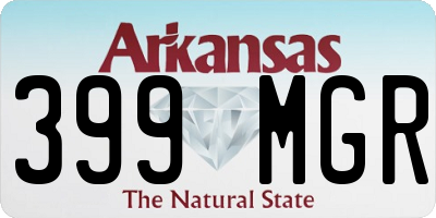 AR license plate 399MGR