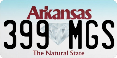 AR license plate 399MGS