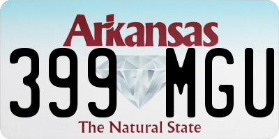 AR license plate 399MGU