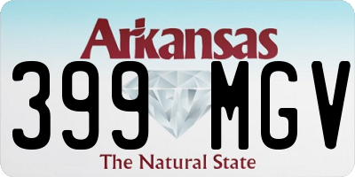 AR license plate 399MGV