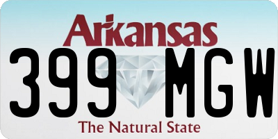 AR license plate 399MGW