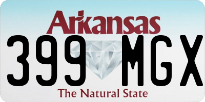 AR license plate 399MGX