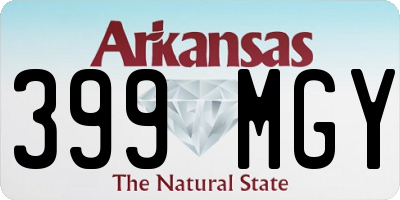 AR license plate 399MGY