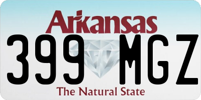AR license plate 399MGZ