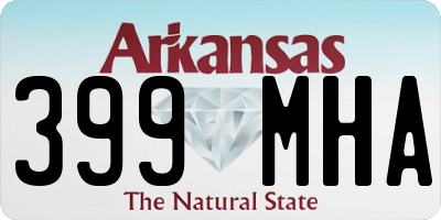 AR license plate 399MHA