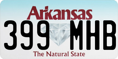AR license plate 399MHB