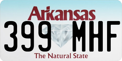 AR license plate 399MHF