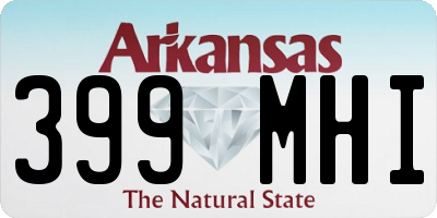 AR license plate 399MHI