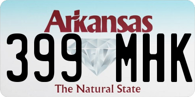 AR license plate 399MHK