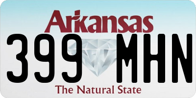 AR license plate 399MHN