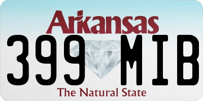 AR license plate 399MIB