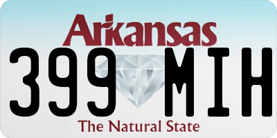 AR license plate 399MIH
