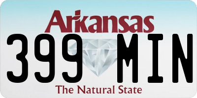 AR license plate 399MIN