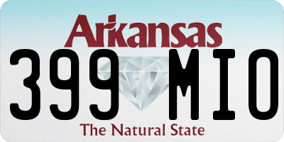 AR license plate 399MIO