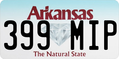 AR license plate 399MIP