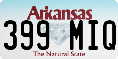 AR license plate 399MIQ