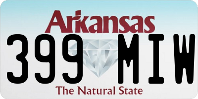AR license plate 399MIW