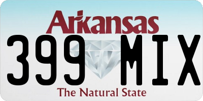 AR license plate 399MIX