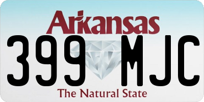 AR license plate 399MJC