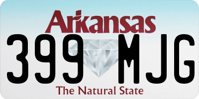 AR license plate 399MJG