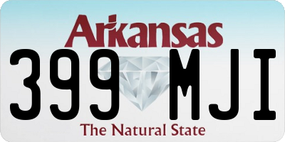 AR license plate 399MJI
