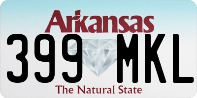 AR license plate 399MKL