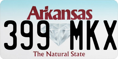 AR license plate 399MKX