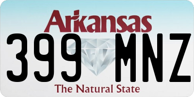 AR license plate 399MNZ
