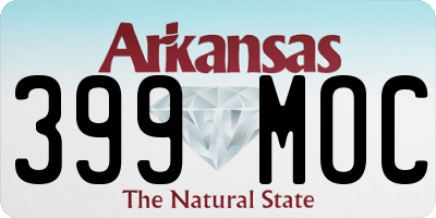 AR license plate 399MOC