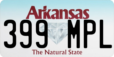 AR license plate 399MPL
