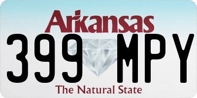 AR license plate 399MPY
