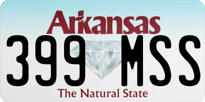 AR license plate 399MSS