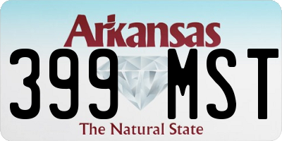 AR license plate 399MST