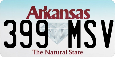 AR license plate 399MSV