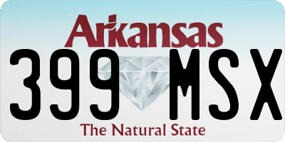 AR license plate 399MSX