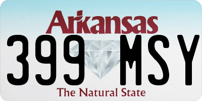 AR license plate 399MSY