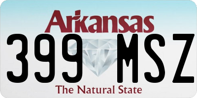 AR license plate 399MSZ