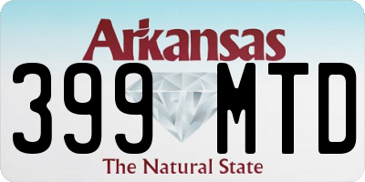AR license plate 399MTD