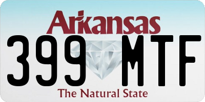 AR license plate 399MTF