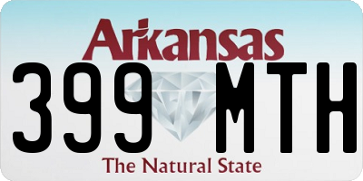 AR license plate 399MTH