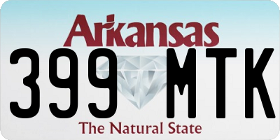 AR license plate 399MTK