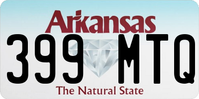 AR license plate 399MTQ