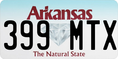 AR license plate 399MTX