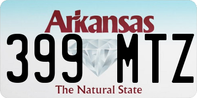AR license plate 399MTZ
