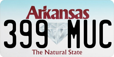 AR license plate 399MUC